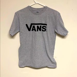 Unisex Vans Grey Small Short Sleeve Shirt